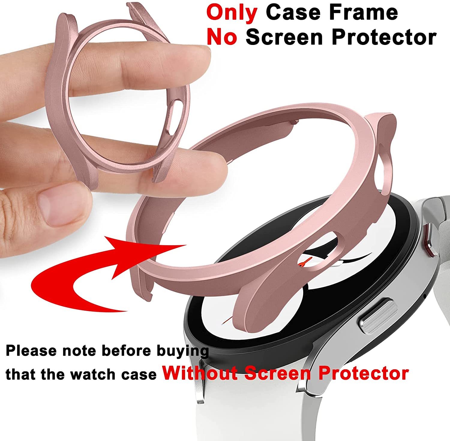 PC Case for Samsung Galaxy wat - Smartwatch Band Accessories ulasan dan harga