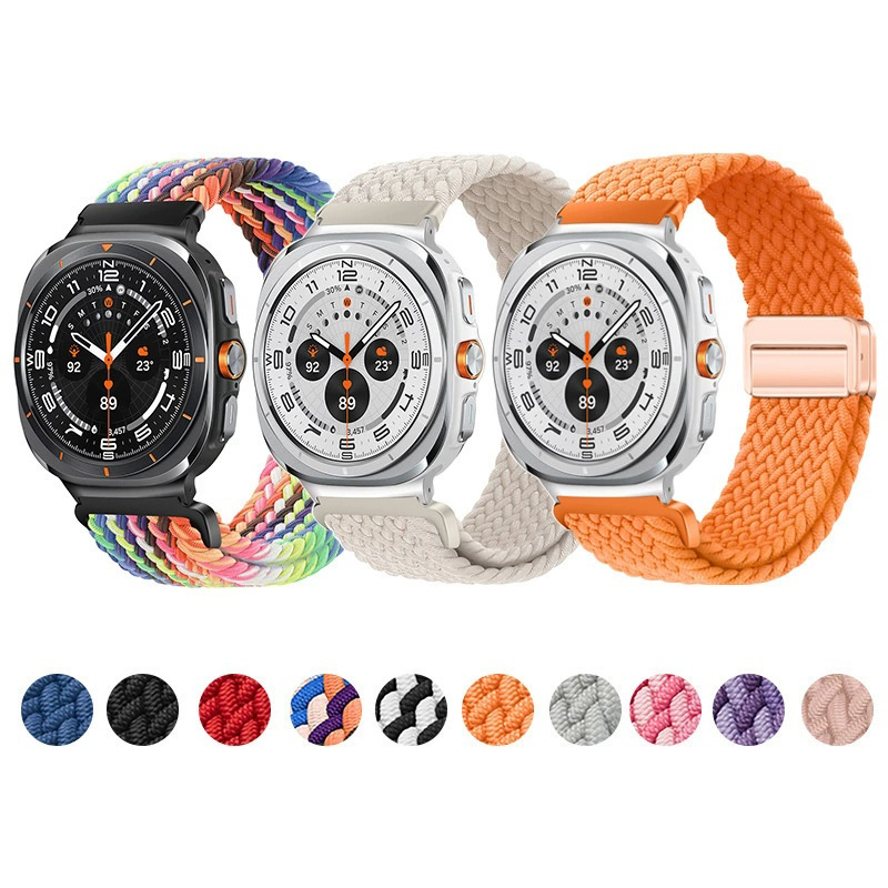 Nylon Braided Loop Strap For S - Samsung Smartwatch Ultra Accessories ulasan dan harga