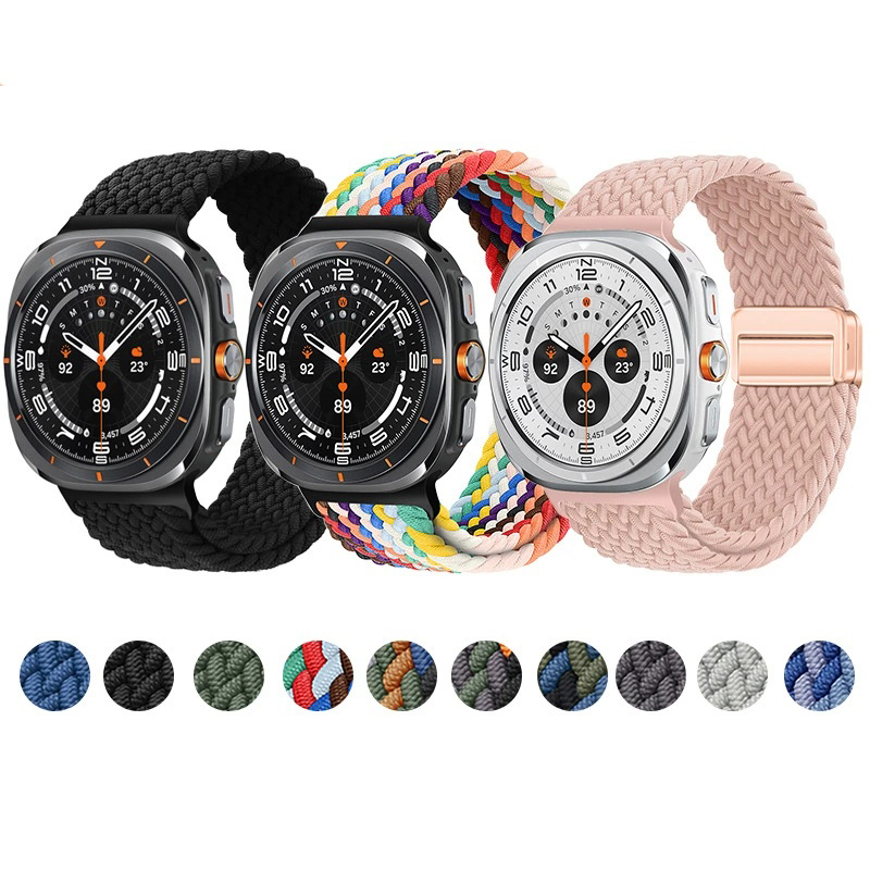 Nylon Braided Loop Strap For S - Samsung Smartwatch Ultra Accessories ulasan dan harga