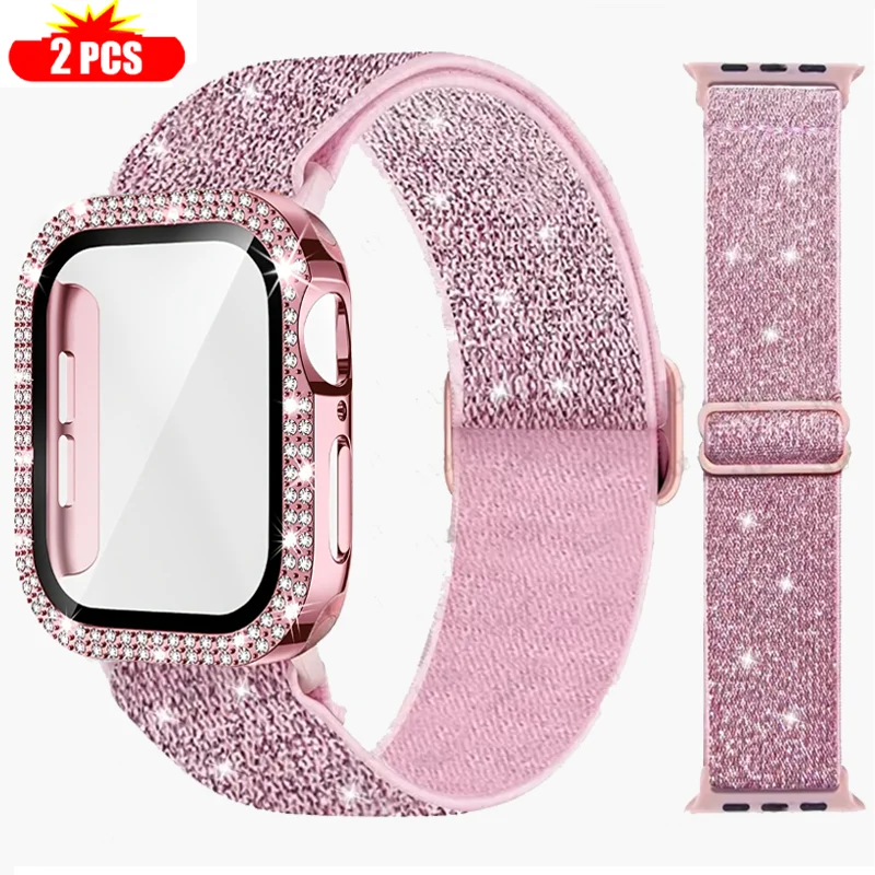Band+Case for Apple Watch 45mm - Smartwatch Band Accessories ulasan dan harga