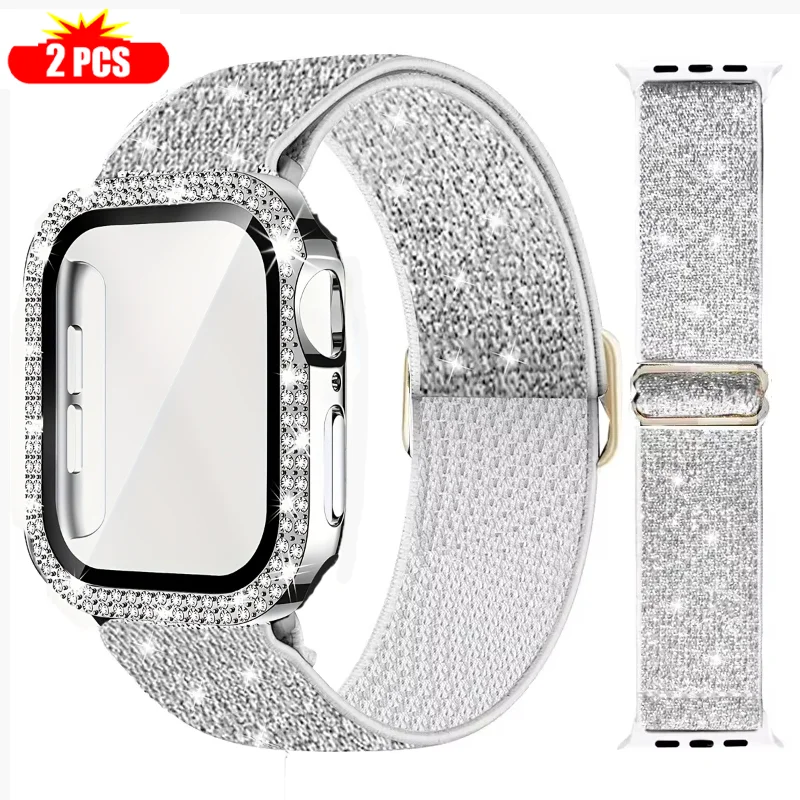 Band+Case for Apple Watch 45mm - Smartwatch Band Accessories ulasan dan harga