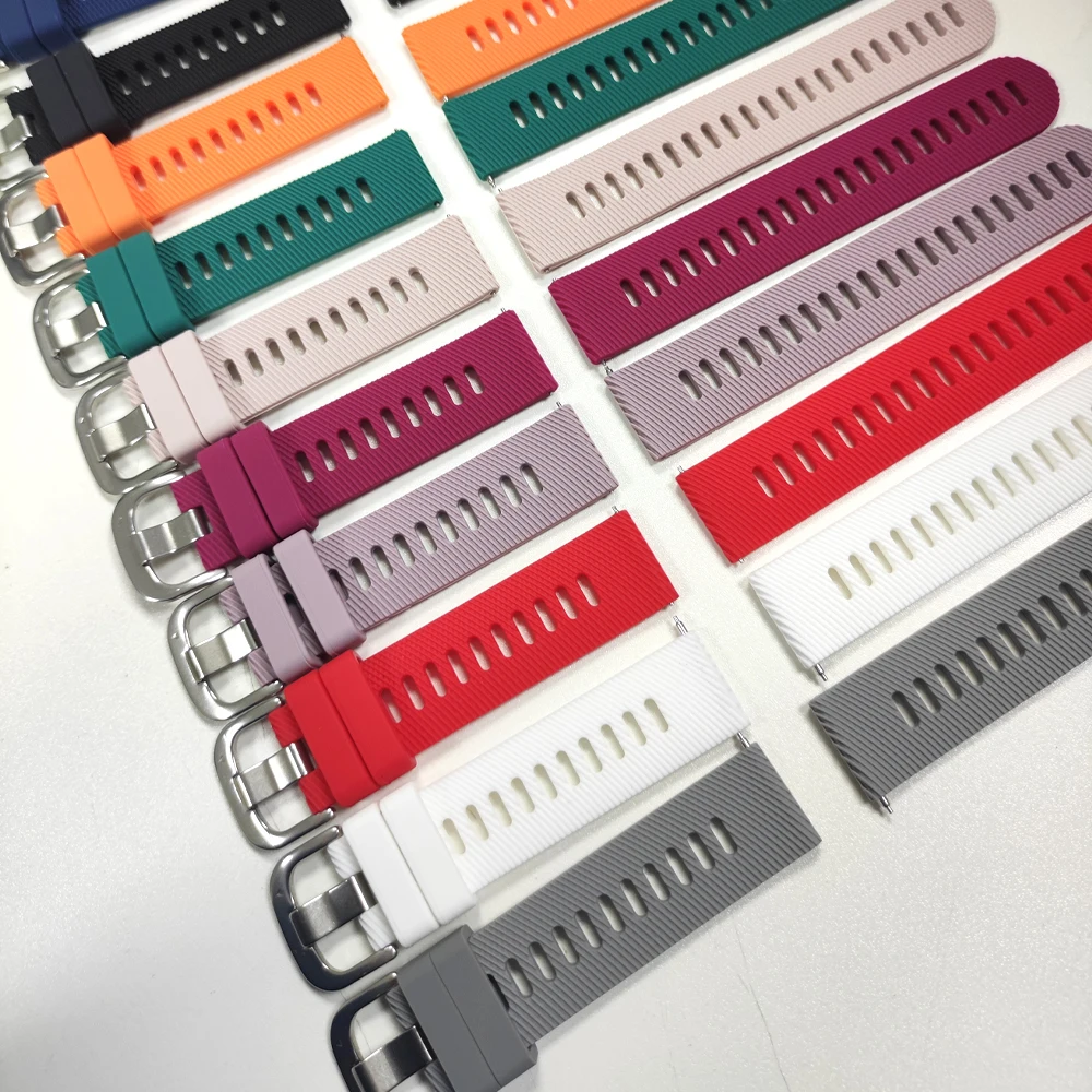 22mm Sport Silicone Strap For  - Xiaomi Smartwatch S3 Accessories ulasan dan harga