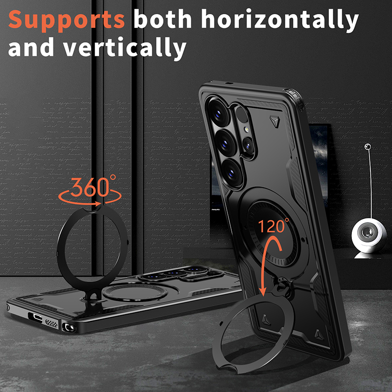 360° Rotating Stand Shockproof - Magnetic Charging Stand ulasan dan harga