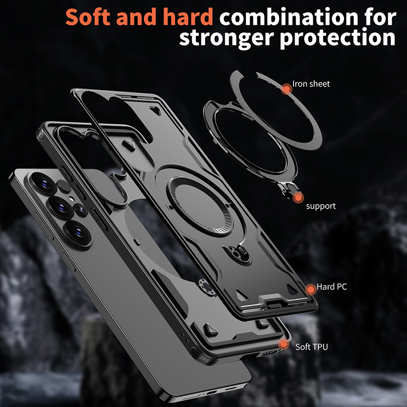 360° Rotating Stand Shockproof - Magnetic Charging Stand ulasan dan harga