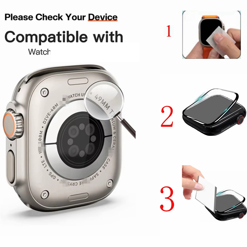 3 Screen Protector+1 Cover for - Smartwatch Band Accessories ulasan dan harga