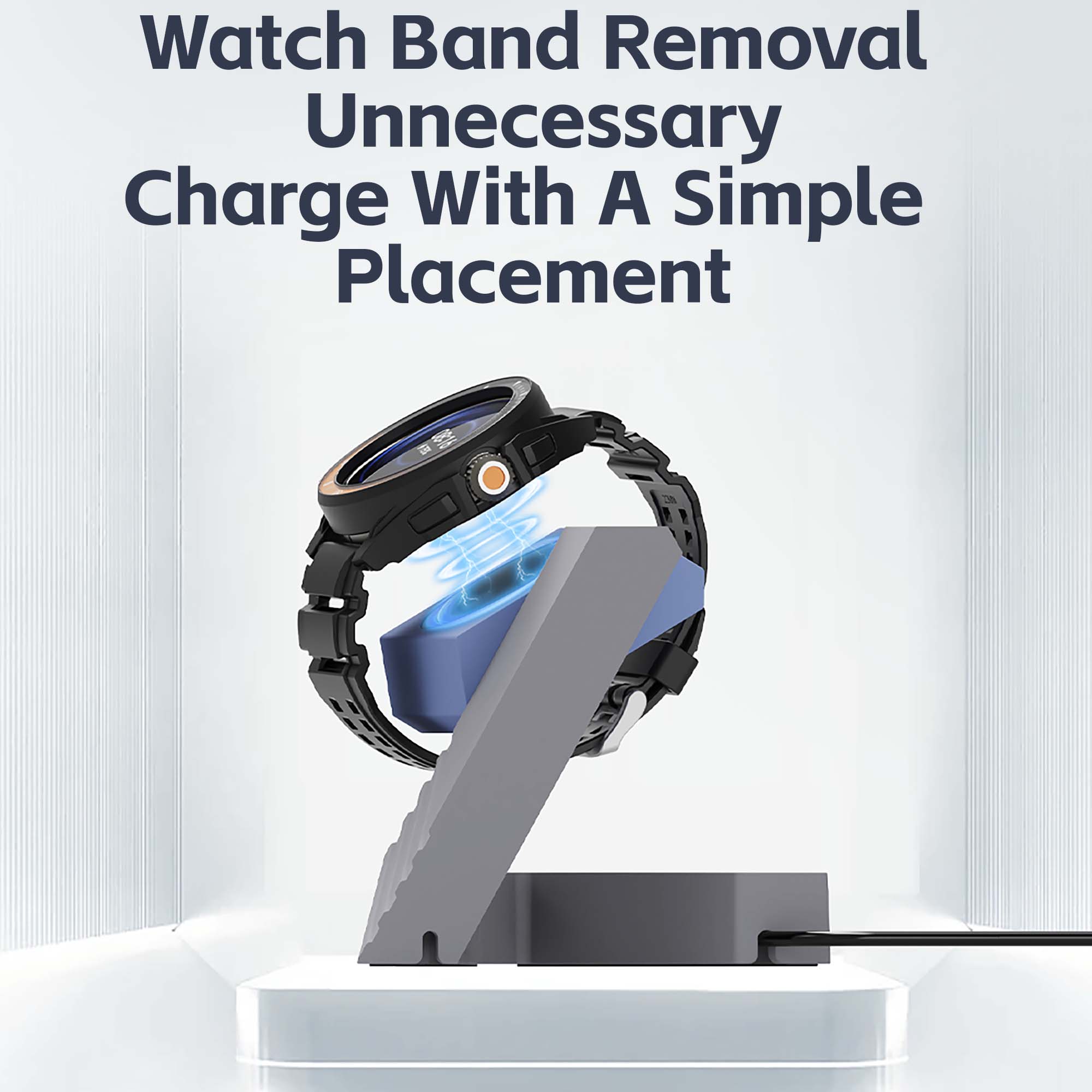 PC Geometric watch stand Dock  - Xiaomi Smartwatch S3 Accessories ulasan dan harga