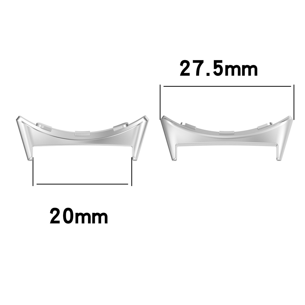 2PCS 20mm Metal Connector for  - Smartwatch Band Accessories ulasan dan harga