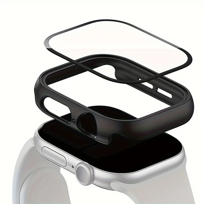 Glass + Case for Apple Watch 4 - Smartwatch Band Accessories ulasan dan harga