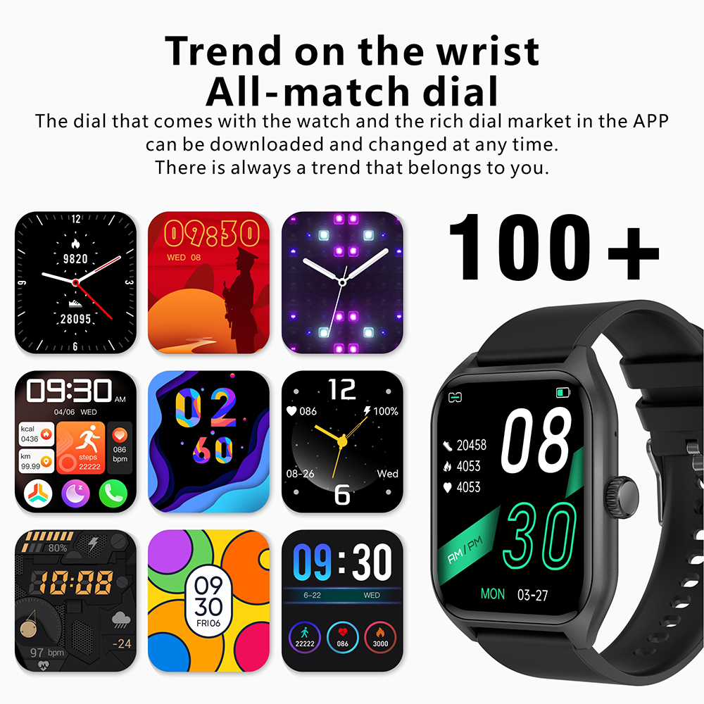 Smart Watch Men Women Full Tou - Smartwatch Custom ulasan dan harga