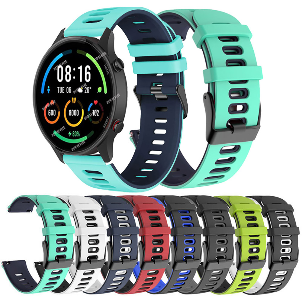22mm Two-Tone Sports Strap For - Xiaomi Smartwatch S3 Accessories ulasan dan harga