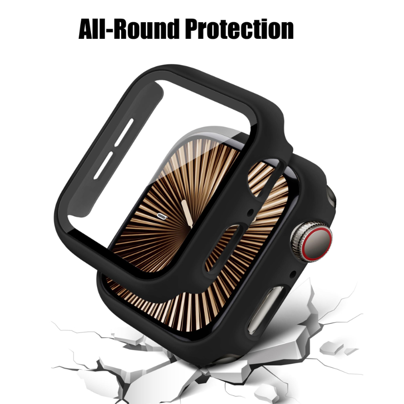 2PCS Tempered Glass+Case For A - Smartwatch Band Accessories ulasan dan harga