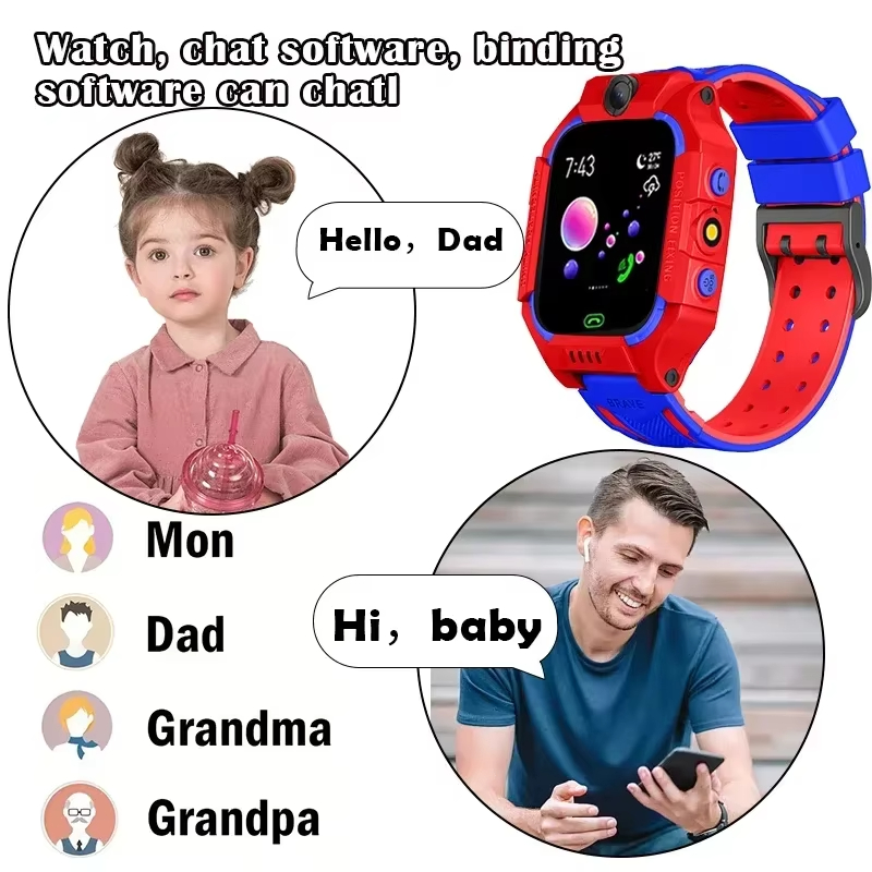 Lenov 5G Child Camera Smart Wa - Android Smartwatch Accessories ulasan dan harga