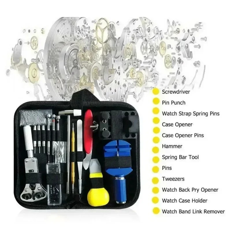 147Pcs Watchmaker Repair Tool  - Tool Kit Strap Change ulasan dan harga