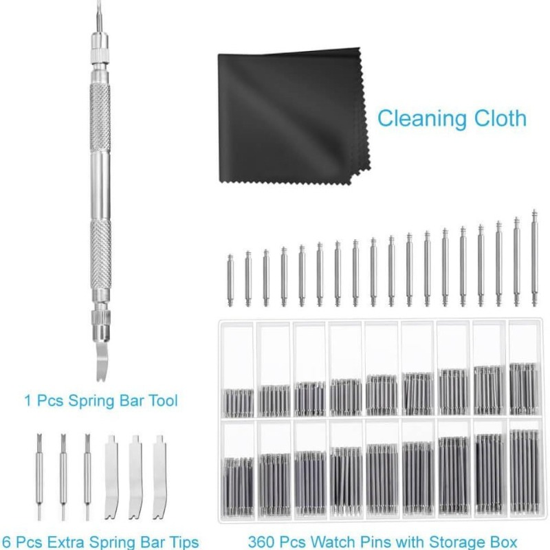 Universal 368Pcs Watch Repair  - Tool Kit Strap Change ulasan dan harga